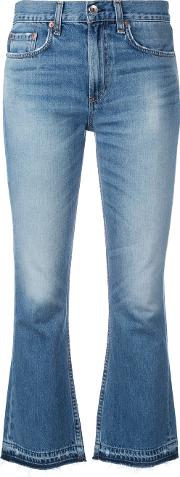 Rag & Bone jean Cropped Jeans Women Cotton 24, Blue 
