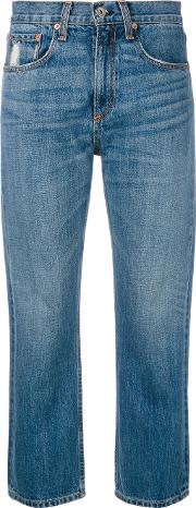 Rag & Bone jean Cropped Jeans Women Cotton 26, Blue 