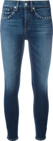 Rag & Bone jean Cropped Jeans Women Cottonpolyurethane 26, Women's, Blue 