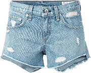 Rag & Bone jean Denim Shorts Women Cotton 25