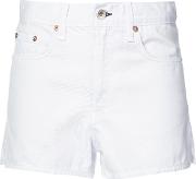 Rag & Bone jean Denim Shorts Women Cottontencel 24, White 