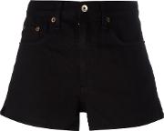 Rag & Bone jean Five Pocket Shorts Women Cottontencel 30, Black 