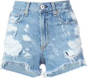 Rag & Bone jean Justine Denim Shorts Women Cotton 28, Blue 