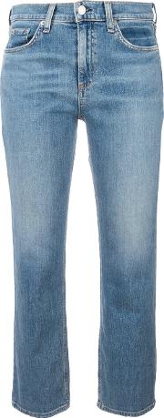Rag & Bone jean Straight Cropped Jeans Women Cottonpolyurethane 26, Blue 