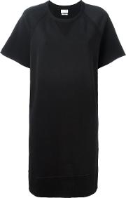 Sweatshirt T Shirt Dress Women Cotton Xs, Black