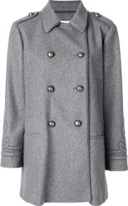 Fitted Double Breasted Coat 