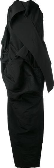 Draped Tunic Women Silkcotton 42, Black