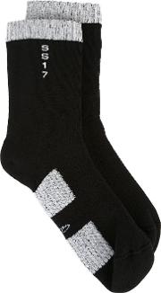 Short Mastodon Socks Women Cottonspandexelastane 1, Black