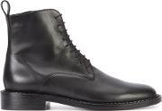 Combat Boots Women Leather 40