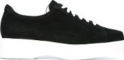 Pasket Sneakers Women Leathercalf Suederubber 39, Black