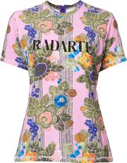 Radarte T Shirt Women Polyesterspandexelastane S, Pinkpurple