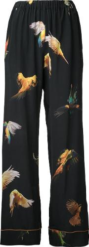'budgie' Pyjama Trousers Women Silk 12, Women's, Black