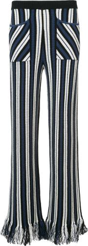 Striped Tassel Trousers 