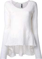 Cashmere Flared Knitted Pullover Women Cashmere L, White