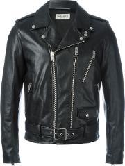 Leather Biker Jacket Men Cottonlamb Skincupro 48