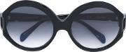 Glam Rock Sunglasses Women Acetate One Size, Women's, Black