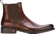 Ankle Boots Men Leather 9, Brown