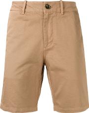 Chino Shorts Men Cotton 32, Brown