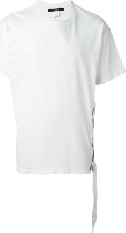 Laced Body T Shirt Men Cotton S, White