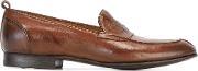 Classic Penny Loafers Men Leather 8.5, Brown