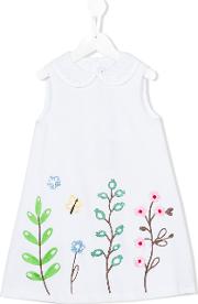 Embroidered Flower Dress 
