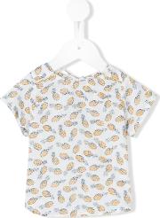 Pineapple Print T Shirt Kids Cotton 6 Mth, White