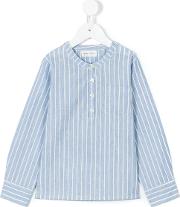Striped Mao Shirt Kids Cotton 6 Yrs, Blue