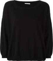 'square' Pullover Sweater Women Cashmeremerino 38, Black