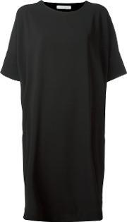 Back Collar Dress Women Polyester One Size, Women's, Black