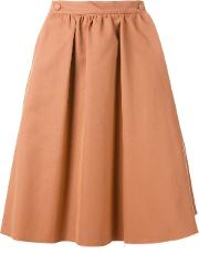 High Waist Skirt Women Cotton 46, Nudeneutrals