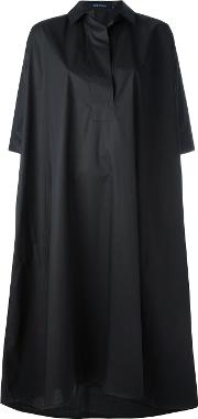 Sofie D'hoore 'deck' Shirt Dress Women Cotton 34, Black 