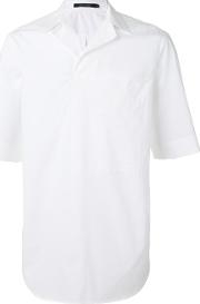 Sofie D'hoore Patch Pocket Shirt Men Cotton L, White 
