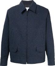 Jacquard Jacket Men Cotton 50, Blue