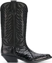 Stitch Detail Cowboy Boots 