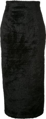 Textured Pencil Skirt Women Silkcottonspandexelastaneviscose 8