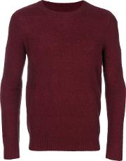 Sottomettimi Classic Knitted Sweater Men Yak M, Red 