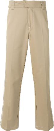 Greco Chino Trousers Men Cottonpolyester M, Nudeneutrals