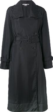 Belted Trench Coat Women Polyester 38, Black