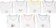 Stella Mccartney Kids Frilled Embroidered House Vest Kids Cotton 5 Yrs, White 