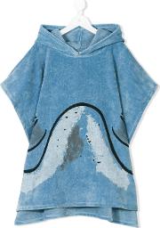 Whale Print Robe Kids Cottonpolyester 12 Yrs, Blue