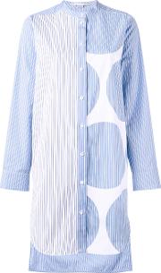 Printed Tunic Shirt Women Cotton 40, Blue
