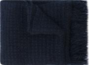 Stella Mccartney Chunky Knitted Scarf Men Polyamidemohairwool One Size, Blue 