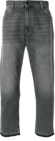 Straight Leg Cropped Jeans 