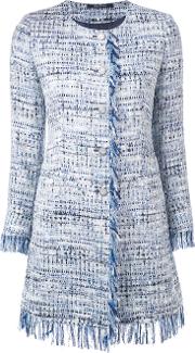 Doris Tweed Jacket Women Cottonacrylicpolyamideviscose 40, Blue