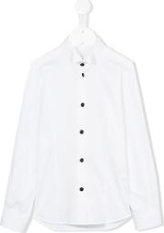 Buttoned Shirt Kids Cottonspandexelastane 11 Yrs, White