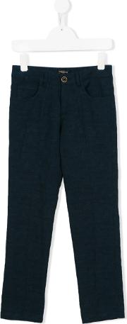 Smart Trousers Kids Cottonlinenflax 8 Yrs, Blue