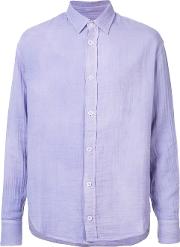 Classic Shirt Men Cotton S, Pinkpurple