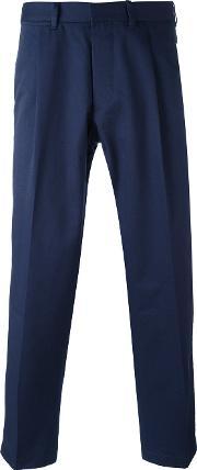 Chino Trousers Men Cotton 48, Blue
