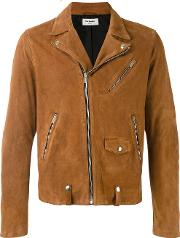 Vintage Biker Jacket Men Goat Skinpolyesteracetatecupro M, Nudeneutrals