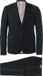 Bias Contrast Formal Suit Men Polyestercupromohairwool 2, Black